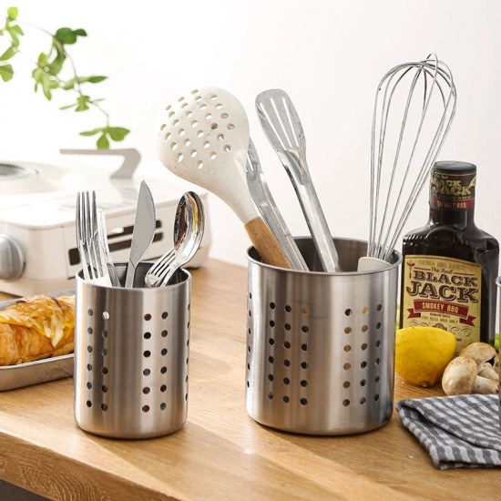 Steel Spoon Organizer Large